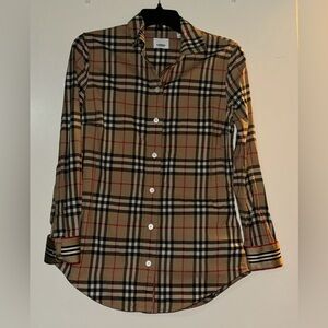 Burberry long sleeve shirt women